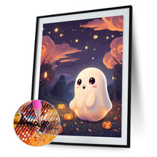 Load image into Gallery viewer, Diamond Painting - Full Round - Halloween cute little ghost (30*40CM)
