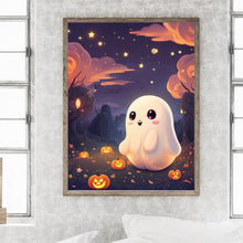 Load image into Gallery viewer, Diamond Painting - Full Round - Halloween cute little ghost (30*40CM)
