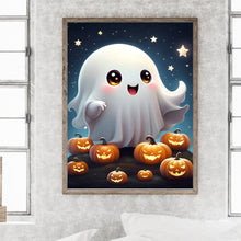 Load image into Gallery viewer, Diamond Painting - Full Round - Halloween cute little ghost (30*40CM)
