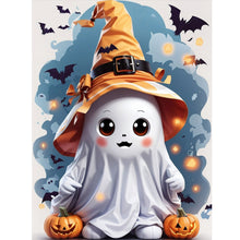 Load image into Gallery viewer, Diamond Painting - Full Round - Halloween cute little ghost (30*40CM)

