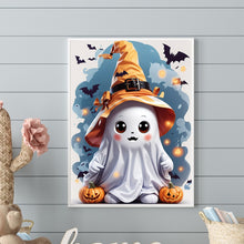 Load image into Gallery viewer, Diamond Painting - Full Round - Halloween cute little ghost (30*40CM)
