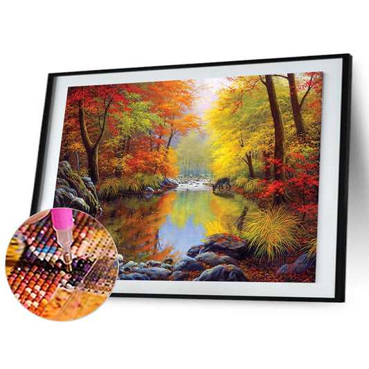 Diamond Painting - Full Round - wild scenery (40*30CM)