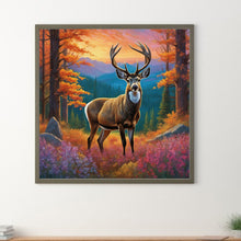 Load image into Gallery viewer, Diamond Painting - Full Round - deer (40*40CM)
