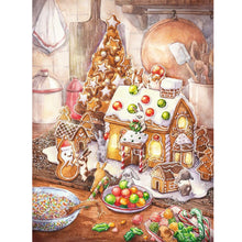 Load image into Gallery viewer, Diamond Painting - Full Round - Candy and Cookie House (30*40CM)
