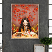 Load image into Gallery viewer, Diamond Painting - Full Round - Autumn vibe girl (40*50CM)
