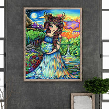 Load image into Gallery viewer, Diamond Painting - Full Round - The elf girl who protects the world (40*50CM)
