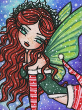 Load image into Gallery viewer, Diamond Painting - Full Round - Christmas elf girl (40*50CM)
