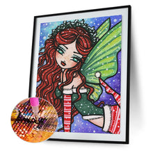 Load image into Gallery viewer, Diamond Painting - Full Round - Christmas elf girl (40*50CM)
