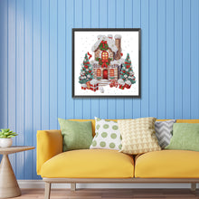 Load image into Gallery viewer, Diamond Painting - Partial Special Shaped - Christmas cabin (30*30CM)
