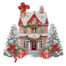 Load image into Gallery viewer, Diamond Painting - Partial Special Shaped - Christmas cabin (30*30CM)

