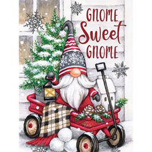 Load image into Gallery viewer, Diamond Painting - Full Round - christmas gnome (30*40CM)
