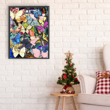 Load image into Gallery viewer, Diamond Painting - Full Round - multicolor butterfly (30*40CM)
