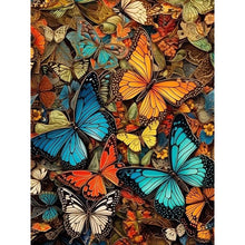 Load image into Gallery viewer, Diamond Painting - Full Round - multicolor butterfly (30*40CM)
