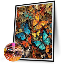 Load image into Gallery viewer, Diamond Painting - Full Round - multicolor butterfly (30*40CM)
