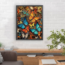Load image into Gallery viewer, Diamond Painting - Full Round - multicolor butterfly (30*40CM)
