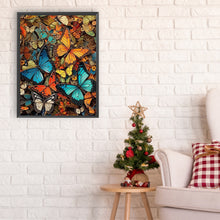 Load image into Gallery viewer, Diamond Painting - Full Round - multicolor butterfly (30*40CM)
