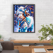 Load image into Gallery viewer, Diamond Painting - Full Round - Young yak wearing clothes (30*40CM)
