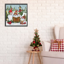 Load image into Gallery viewer, Diamond Painting - Full Round - Christmas Carol Gnome (30*30CM)
