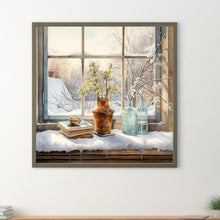 Load image into Gallery viewer, Diamond Painting - Full Round - winter room (30*30CM)
