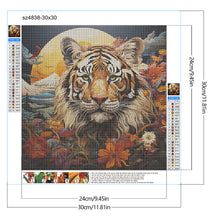 Load image into Gallery viewer, Diamond Painting - Full Round - Pastoral animal tiger (30*30CM)
