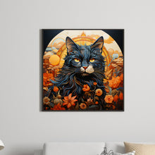 Load image into Gallery viewer, Diamond Painting - Full Round - Pastoral animal black cat (30*30CM)

