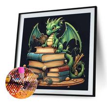 Load image into Gallery viewer, Diamond Painting - Full Square - book dinosaur (30*30CM)
