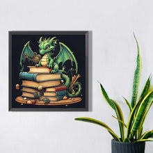 Load image into Gallery viewer, Diamond Painting - Full Square - book dinosaur (30*30CM)
