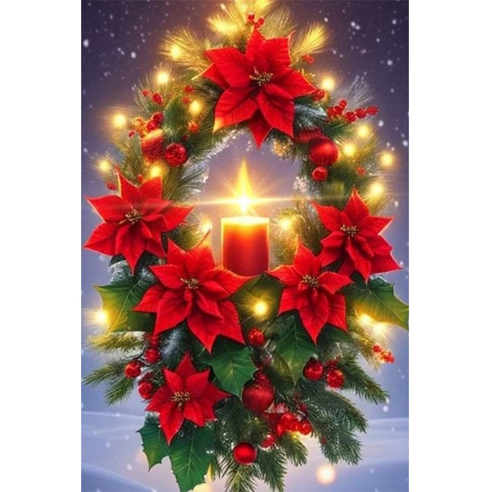 Diamond Painting - Full Round - Christmas holiday atmosphere (40*60CM)