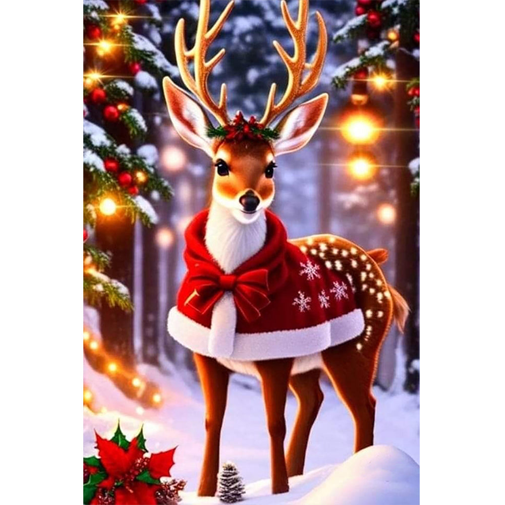 Diamond Painting - Full Round - Christmas holiday atmosphere (40*60CM)