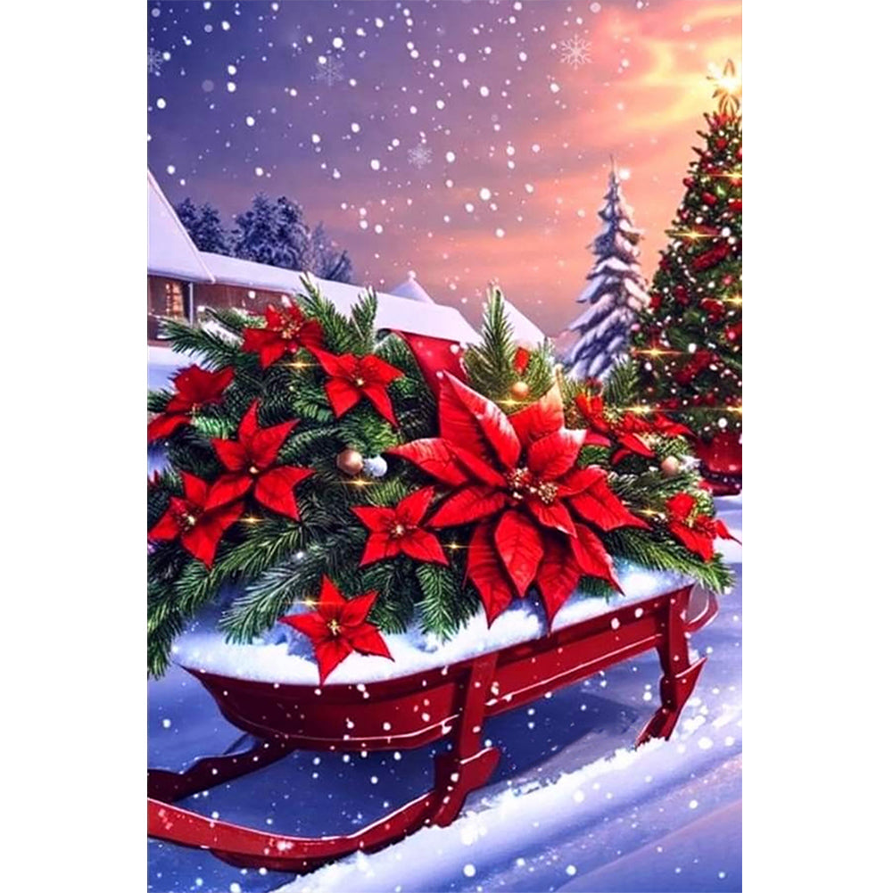 Diamond Painting - Full Round - Christmas holiday atmosphere (40*60CM)