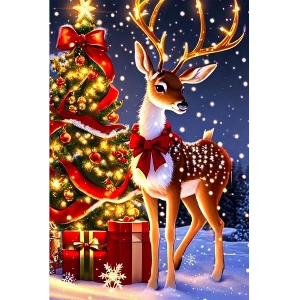 Diamond Painting - Full Round - Christmas holiday atmosphere (40*60CM)