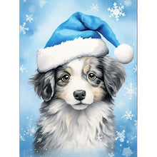 Load image into Gallery viewer, Diamond Painting - Full Round - Christmas puppy (30*40CM)
