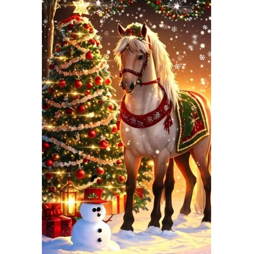 Diamond Painting - Full Round - Christmas holiday atmosphere (40*60CM)