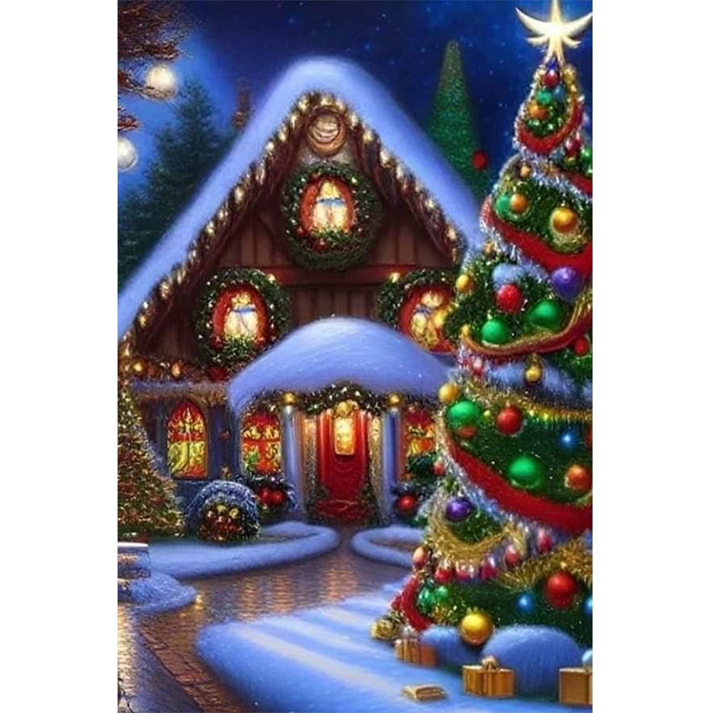 Diamond Painting - Full Round - Christmas holiday atmosphere (40*60CM)