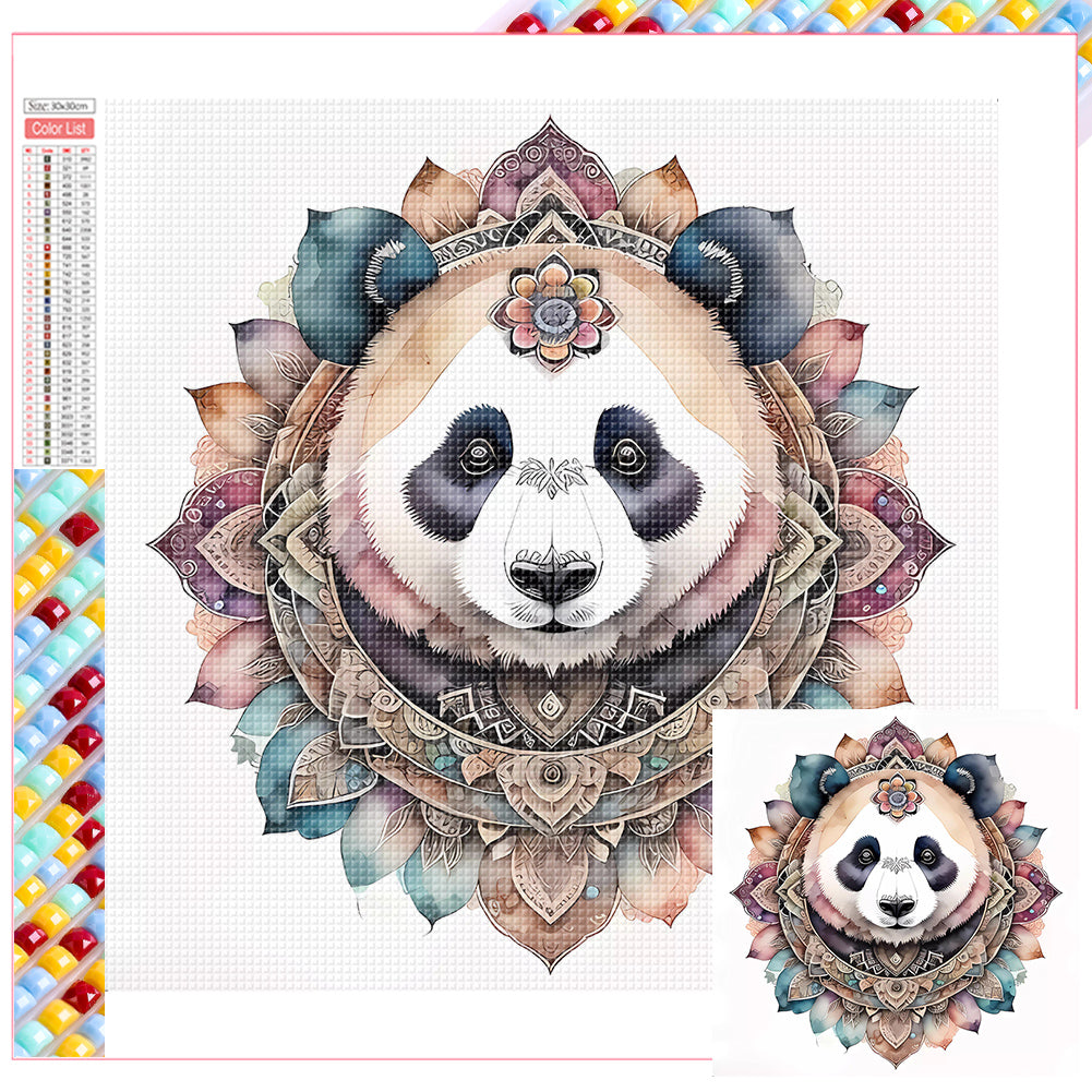 Diamond Painting - Full Square - panda (30*30CM)