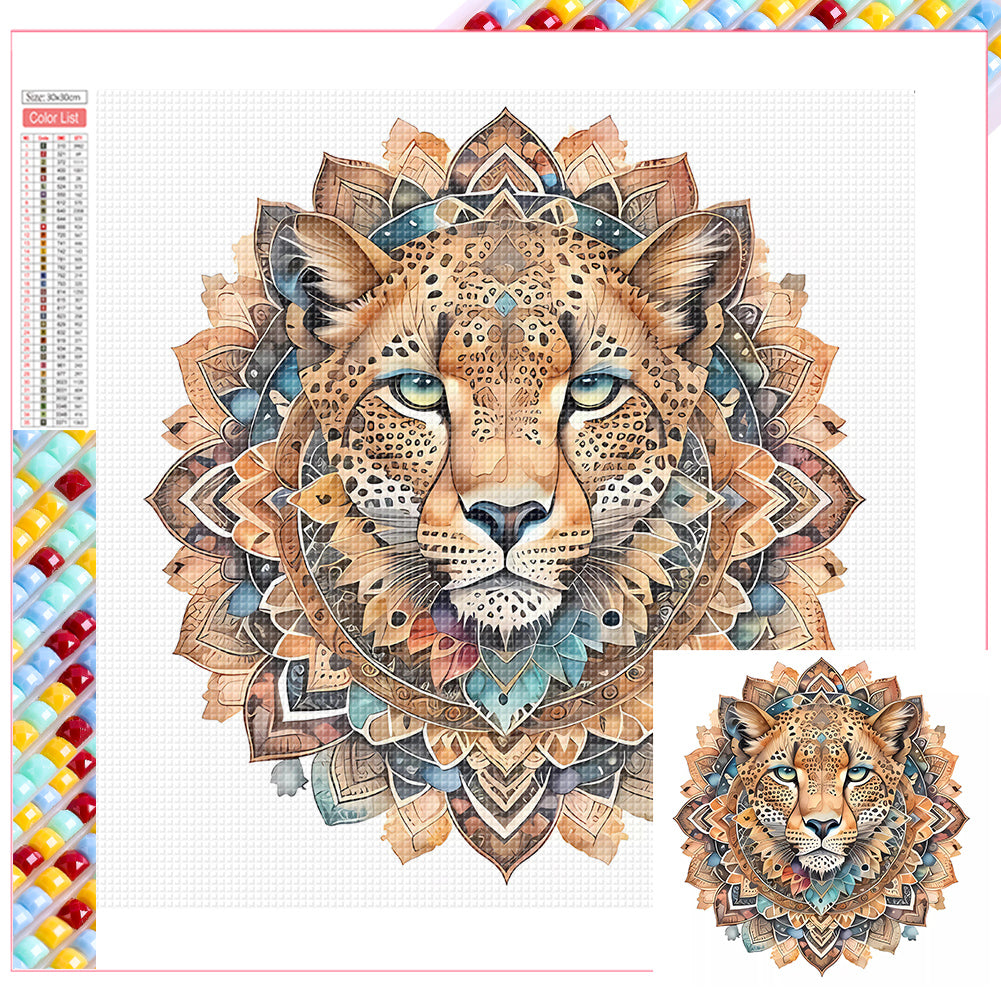 Diamond Painting - Full Square - Leopard (30*30CM)