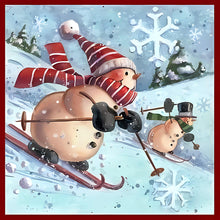 Load image into Gallery viewer, Diamond Painting - Full Square - snowman (30*30CM)
