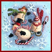 Load image into Gallery viewer, Diamond Painting - Full Square - snowman (30*30CM)

