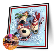 Load image into Gallery viewer, Diamond Painting - Full Square - snowman (30*30CM)
