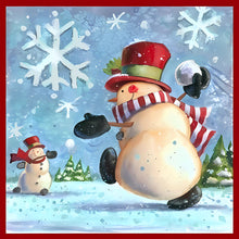 Load image into Gallery viewer, Diamond Painting - Full Square - snowman (30*30CM)
