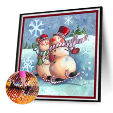 Load image into Gallery viewer, Diamond Painting - Full Square - snowman (30*30CM)
