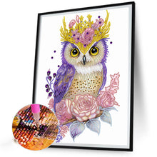Load image into Gallery viewer, Diamond Painting - Partial Special Shaped - Garland Owl (30*40CM)
