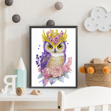 Load image into Gallery viewer, Diamond Painting - Partial Special Shaped - Garland Owl (30*40CM)

