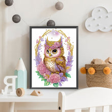 Load image into Gallery viewer, Diamond Painting - Partial Special Shaped - Garland Owl (30*40CM)
