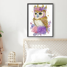 Load image into Gallery viewer, Diamond Painting - Partial Special Shaped - Garland Owl (30*40CM)
