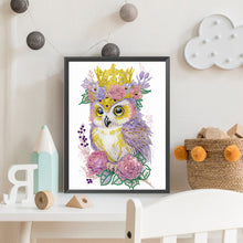 Load image into Gallery viewer, Diamond Painting - Partial Special Shaped - Garland Owl (30*40CM)
