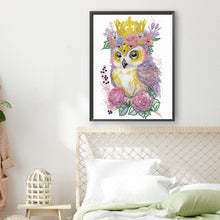 Load image into Gallery viewer, Diamond Painting - Partial Special Shaped - Garland Owl (30*40CM)
