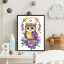 Load image into Gallery viewer, Diamond Painting - Partial Special Shaped - Garland Owl (30*40CM)
