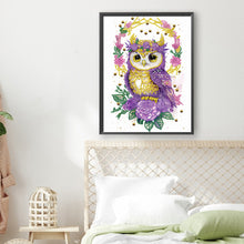 Load image into Gallery viewer, Diamond Painting - Partial Special Shaped - Garland Owl (30*40CM)
