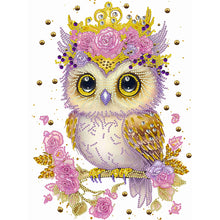Load image into Gallery viewer, Diamond Painting - Partial Special Shaped - Garland Owl (30*40CM)
